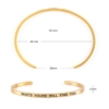 Pulsera con mensaje DO EPIC SHIT | Acero Inoxidable - Image 5